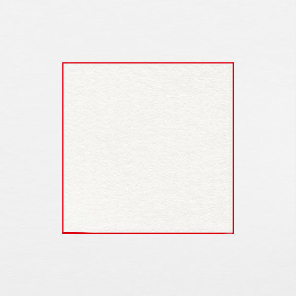 Washi Fuchibeni 15cm - Blanc-Rouge